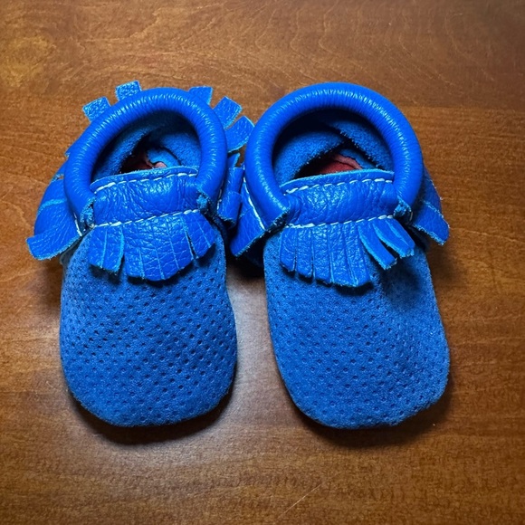 Freshly Picked Other - Freshly Picked blue suede moccasins size 2